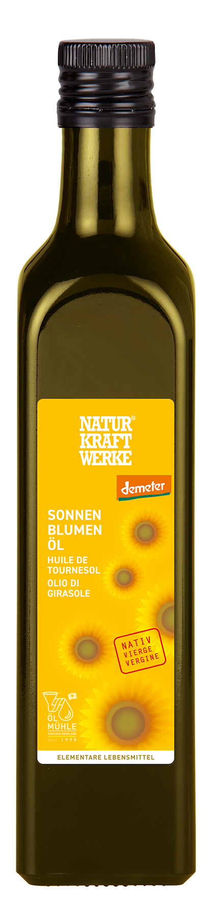 Sonnenblumenöl nativ 500 ml Demeter