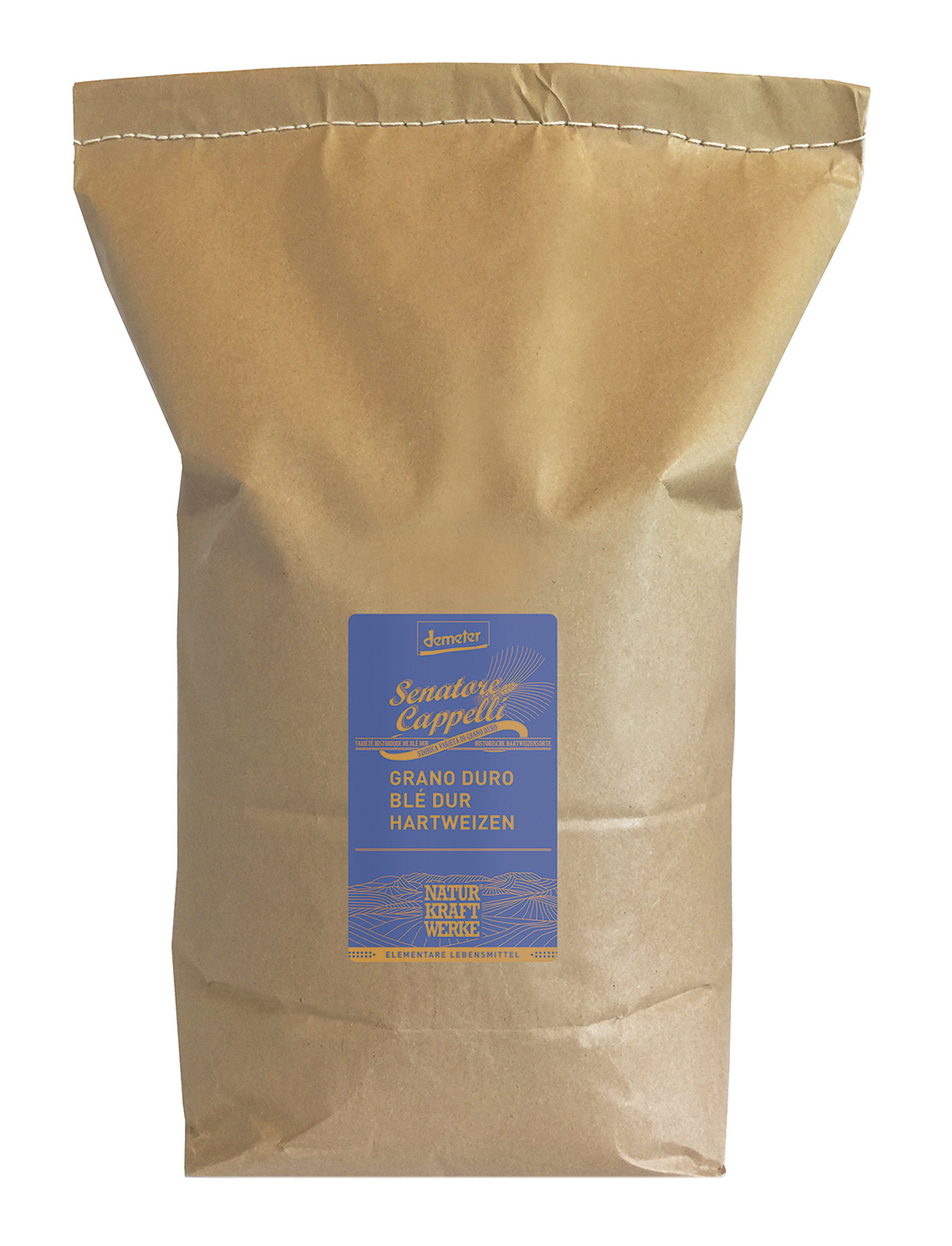 Senatore_Capelli_Hartweizen_ganz_5kg_RGB Senatore Cappelli Hartweizengriess 5 kg Demeter