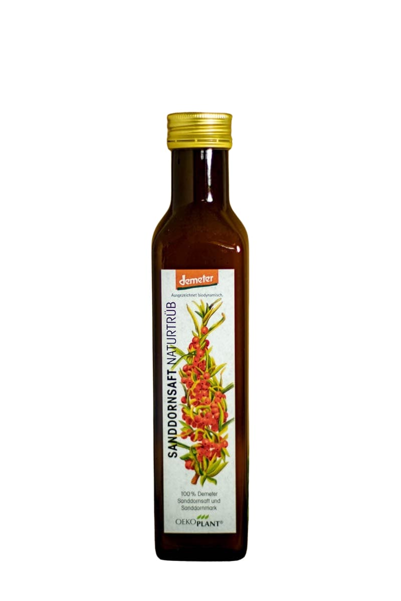 Sanddornsaft naturtrüb 250 ml Demeter