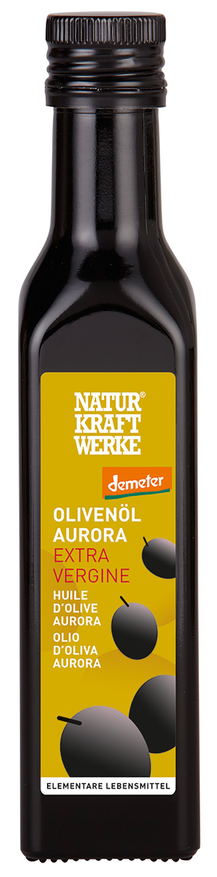 Olivenoel_Aurora_250ml_RGB Olivenöl Aurora extra vergine 250 ml Demeter