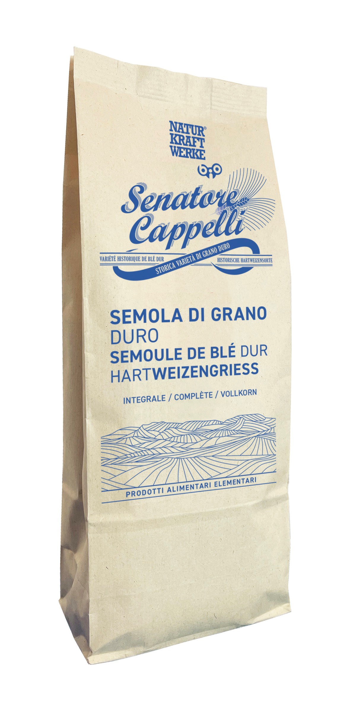 Senatore Cappelli Hartweizengriess Vollkorn 750 g BIO/kbA