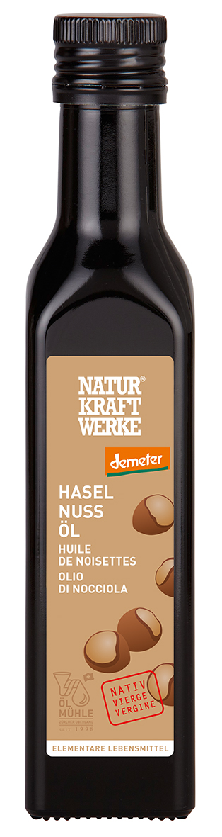 Haselnussoel_Demeter_250ml_RGB Haselnussöl nativ 250 ml Demeter