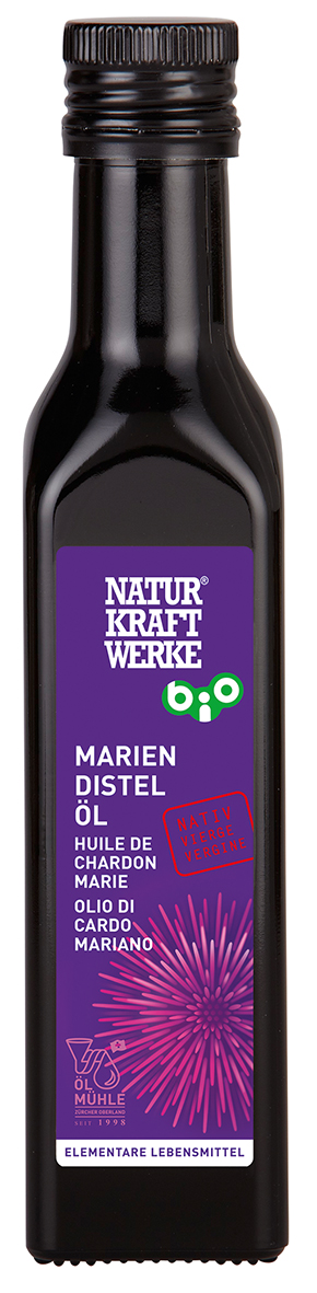 Mariendisteloel_250ml_RGB Mariendistelöl nativ 250 ml BIO/kbA