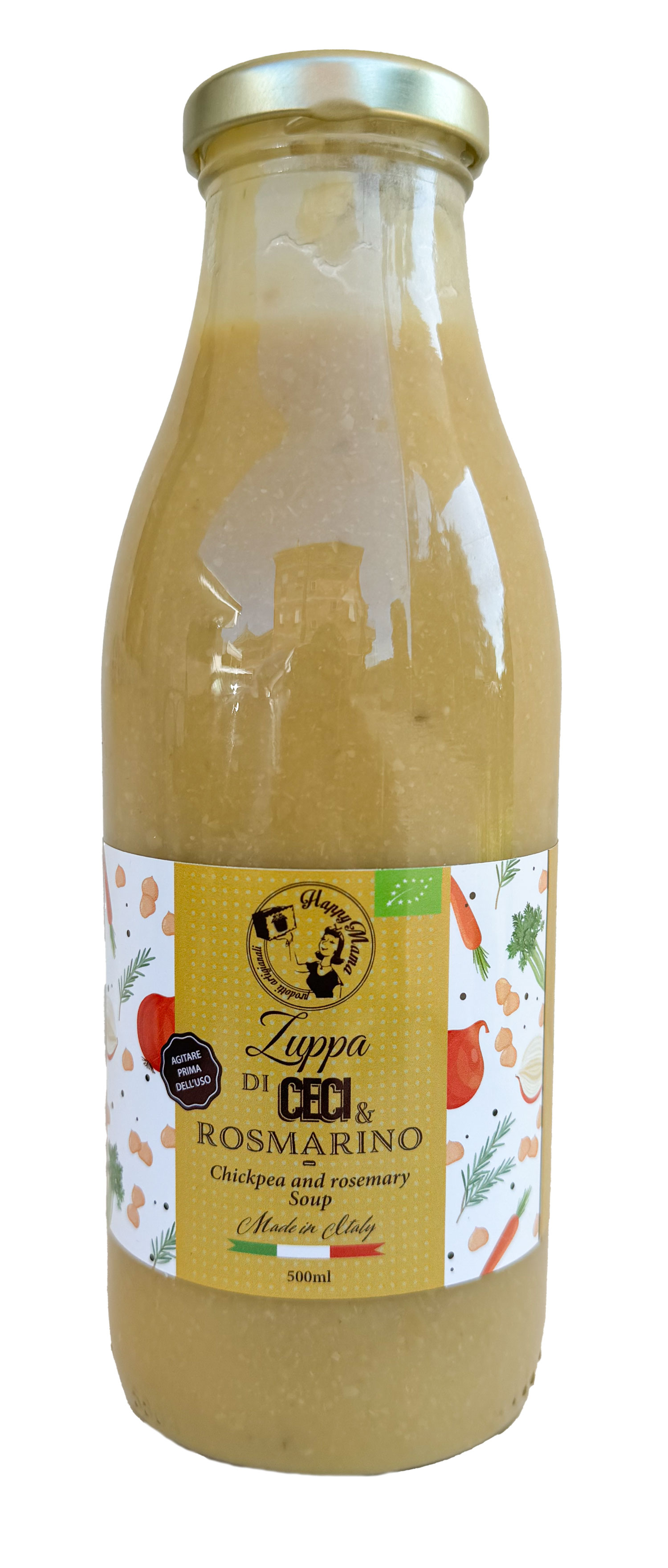 Kichererbsen und Rosmarin Suppe Happy Mama 500 ml BIO/kbA
