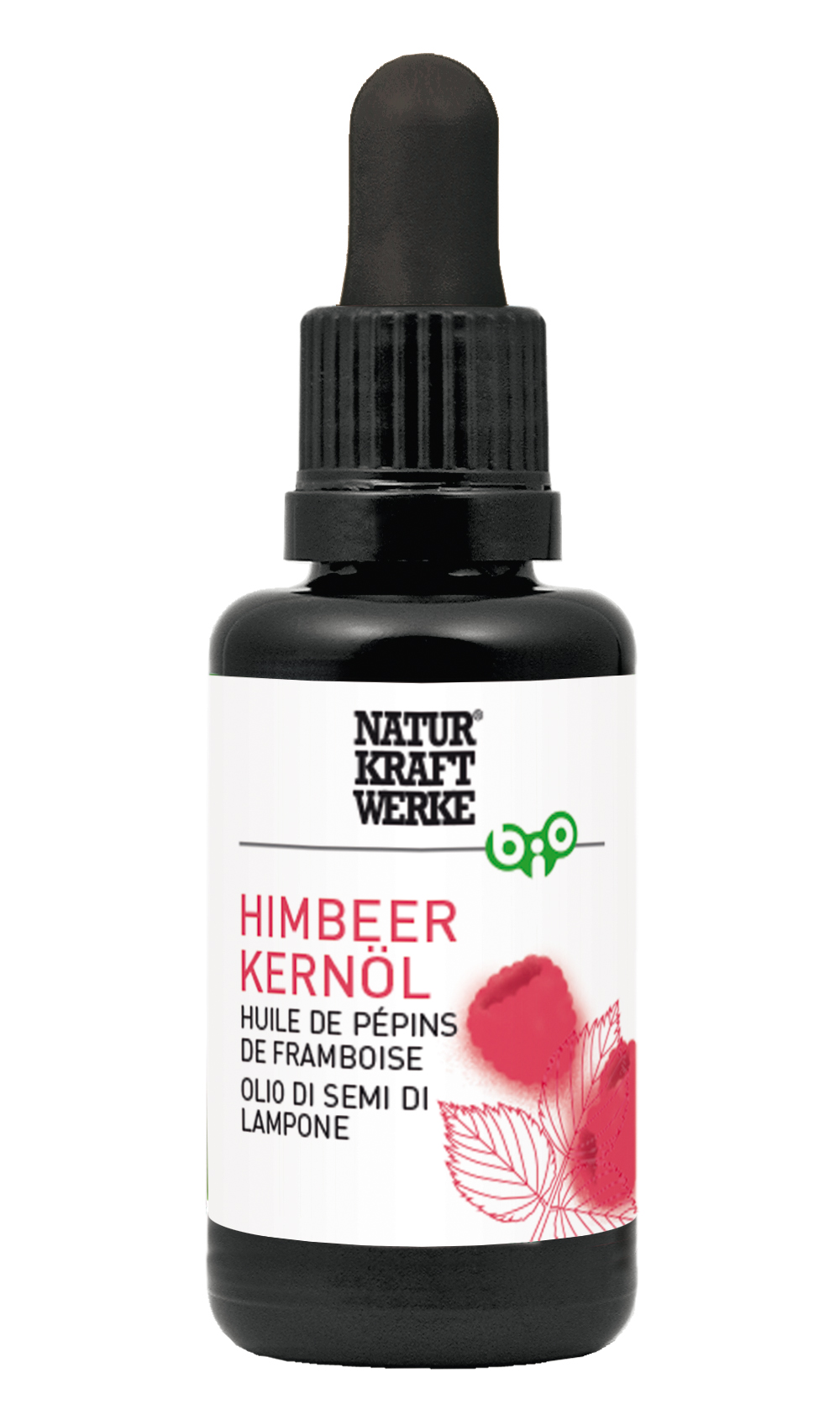 Himbeerkernoel_RGB Himbeerkernöl nativ 30 ml BIO/kbA