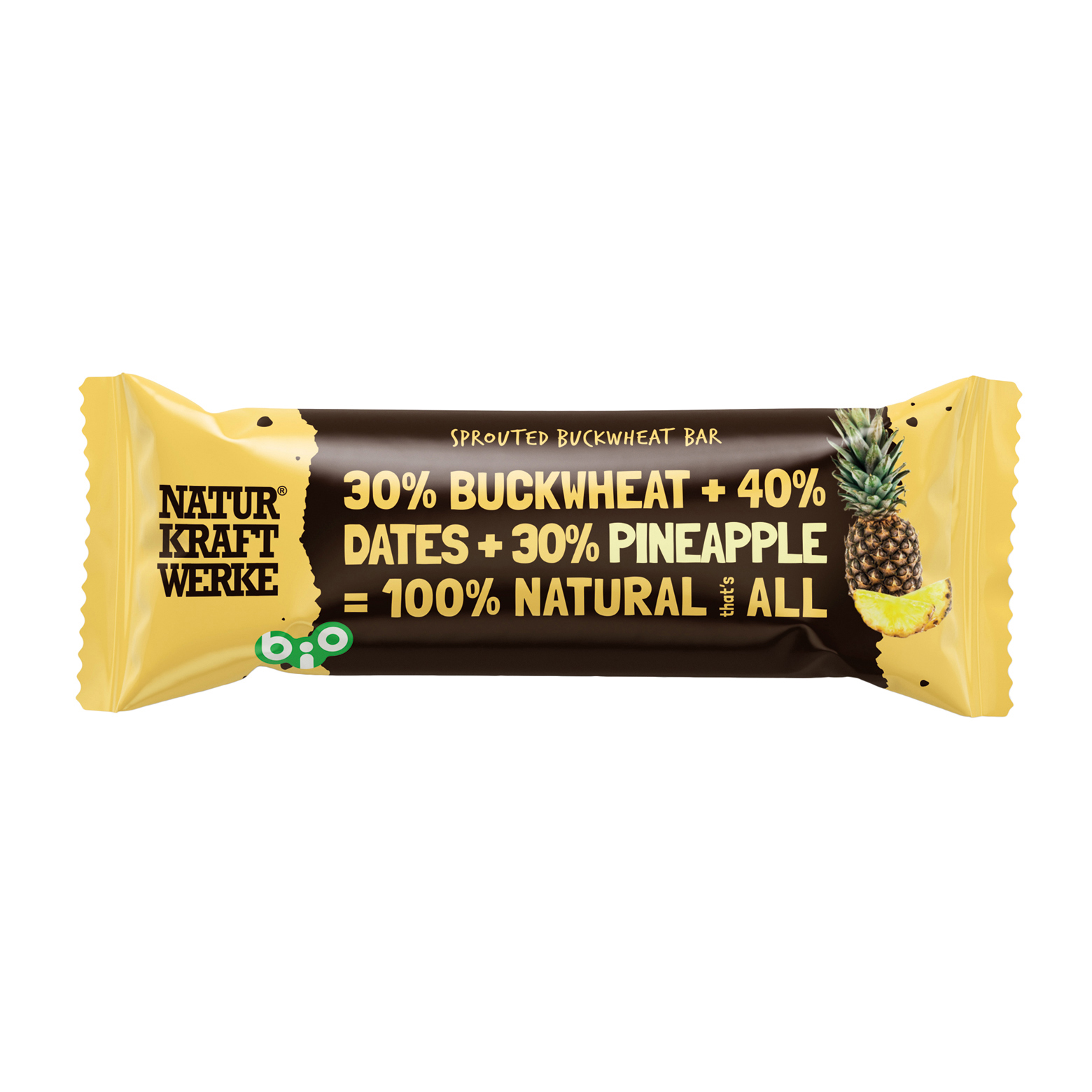 Riegel mit Buchweizen & Ananas 35 g BIO/kbA
