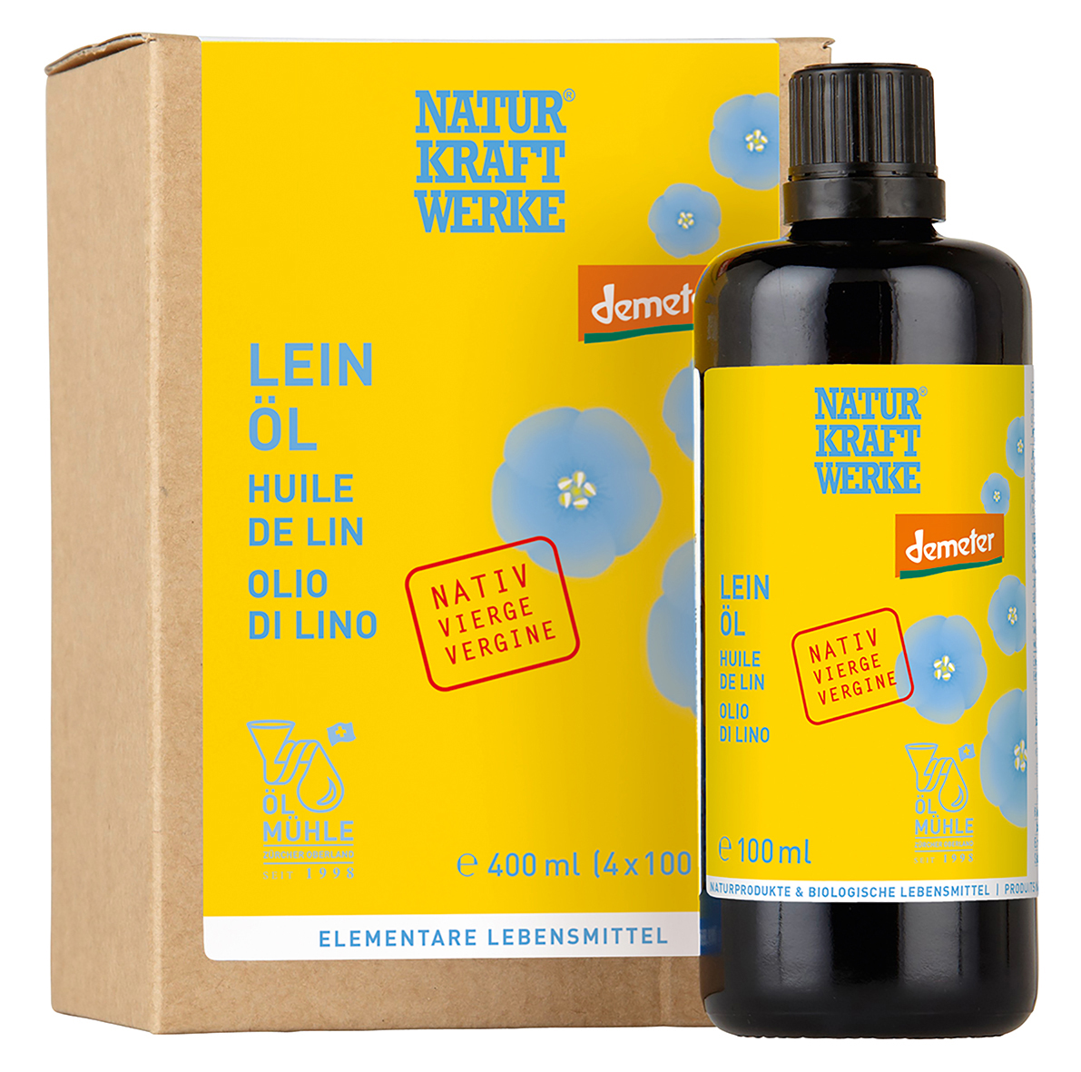 Leinoel_4x100_Set_RGBVcRmqSjC2L5AZ Leinöl nativ 4 x 100 ml Demeter