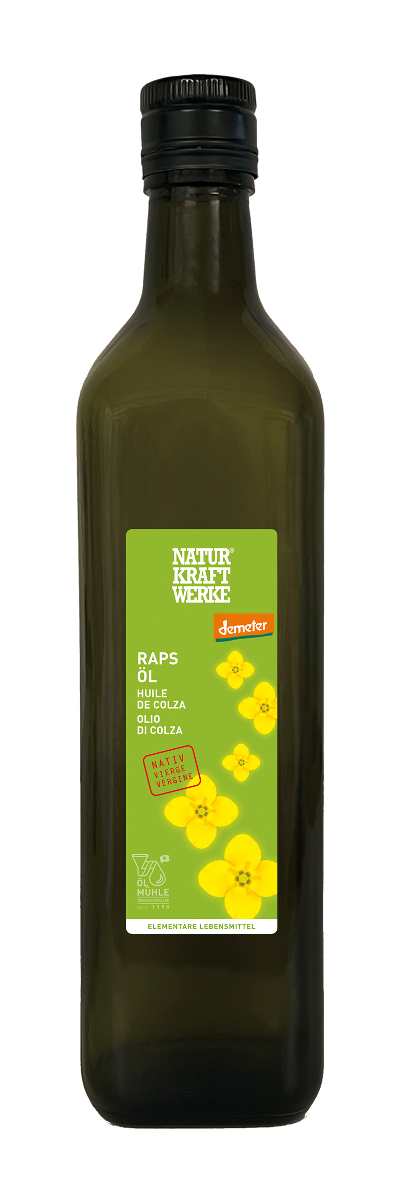 Rapsöl nativ 500 ml Demeter