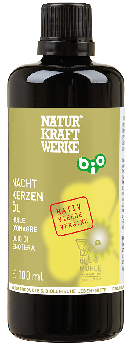 Nachtkerzenoel_100ml_RGB Nachtkerzenöl nativ 100 ml BIO/kbA