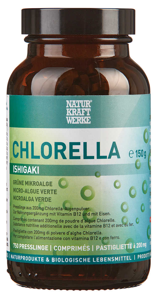 Chlorella Ishigaki 750 Presslinge à 200 mg