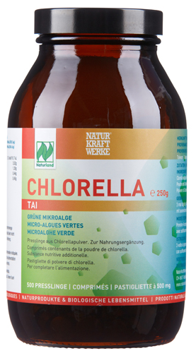 Chlorella_Tai_500Presslinge_frontal