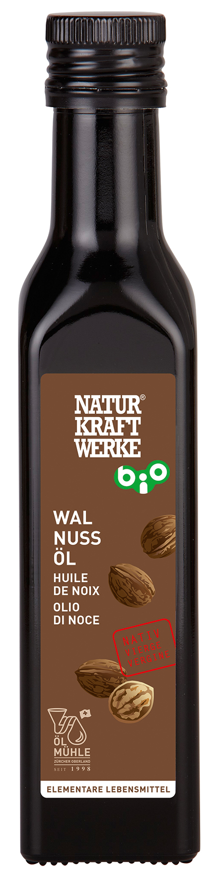 Walnussoel_250ml_RGB Walnussöl nativ 250 ml BIO/kbA