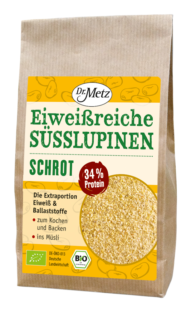 Dr. Metz Süsslupinen-Schrot 500 g BIO/kbA