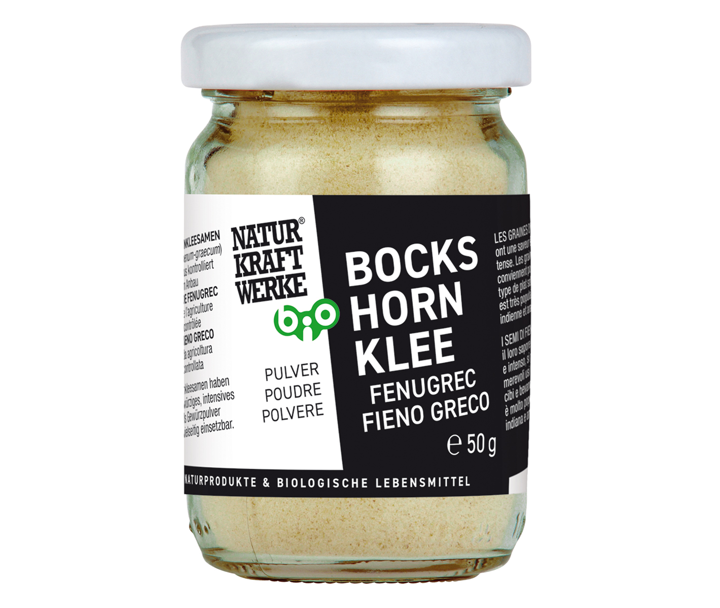 Bockshornklee Pulver 50 g BIO/kbA