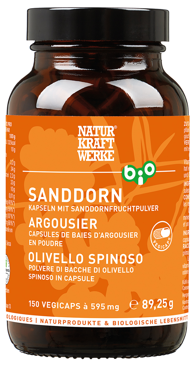 Sanddorn 150 Vegicaps à 595 mg BIO/kbA