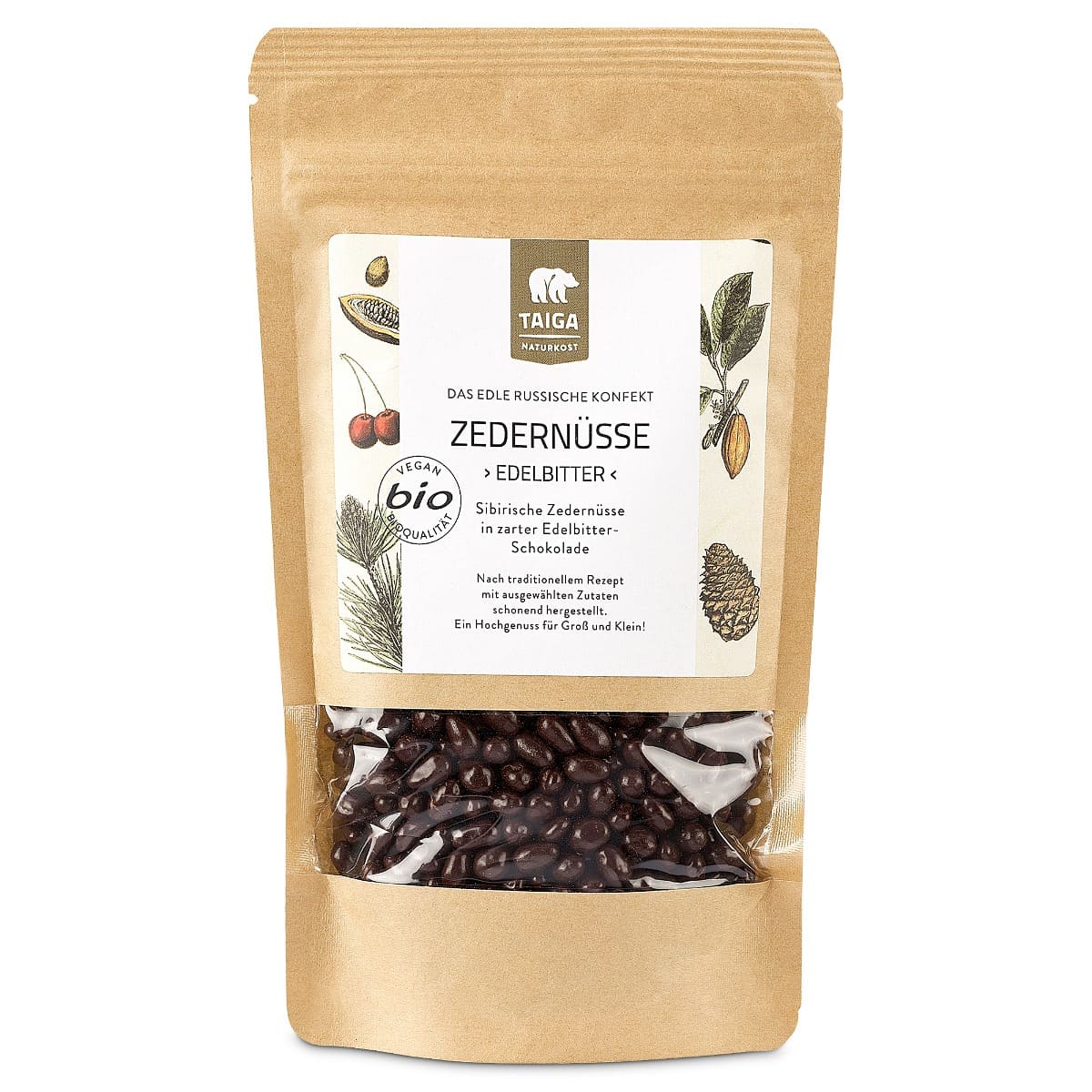 sibirische-zedern-sse-edelbitter-bio-200-g TAIGA Zedernüsse Edelbitter 200 g Bio