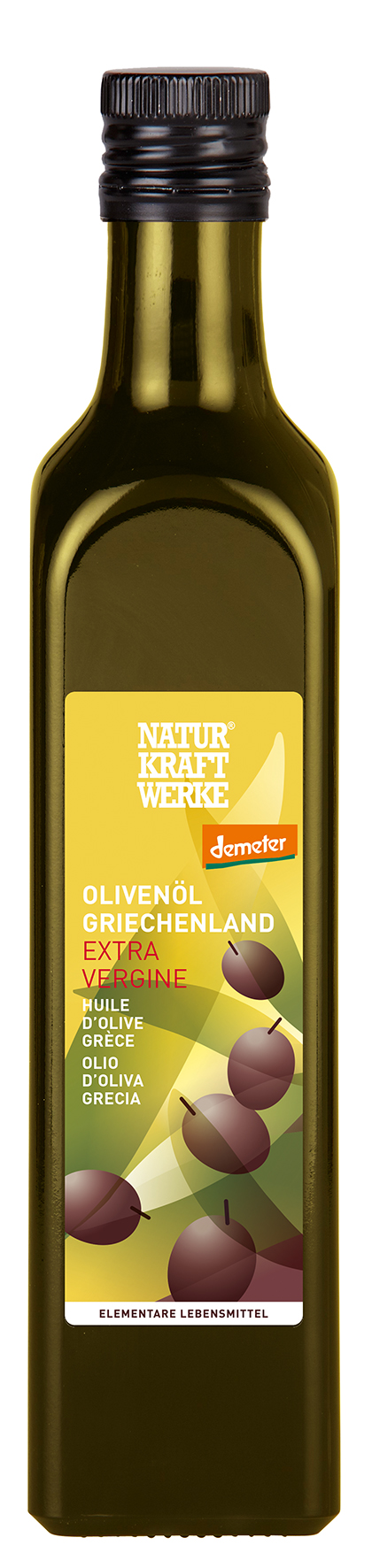 Olivenöl Griechenland extra vergine 500ml Demeter Olivenöl Griechenland extra vergine 500ml Demeter