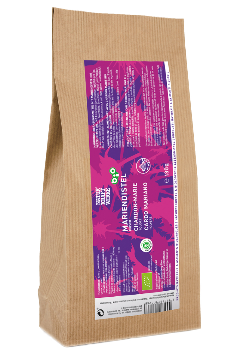 Mariendistel Pulver 1 kg BIO/kbA