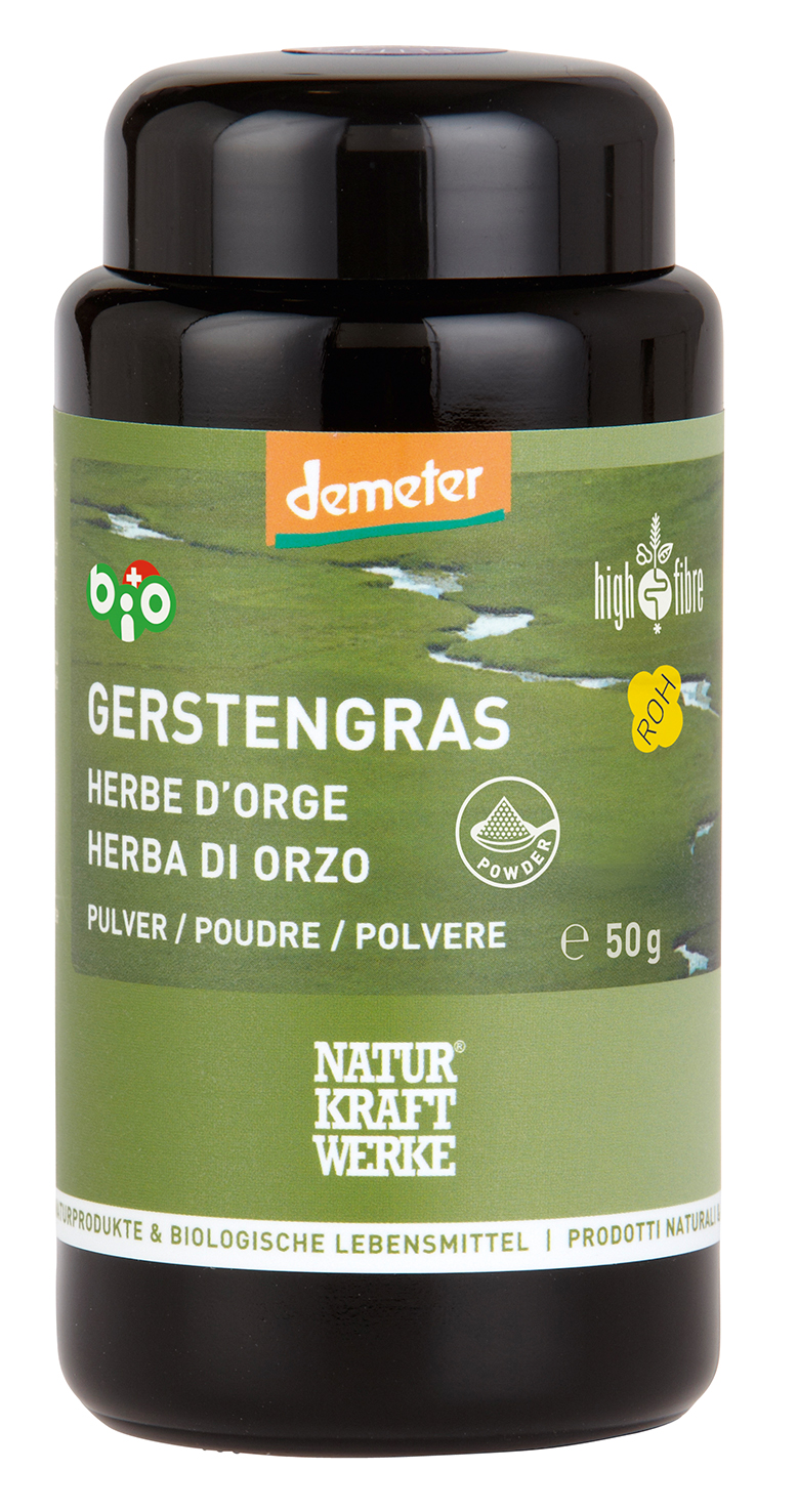 Gerstengras Pulver 50 g CH Demeter