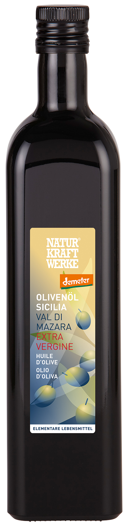 Olivenoel_Sizilien_Demeter_1000ml_RGB Olivenöl Sicilia Val di Mazara extra vergine 1 Liter Demeter