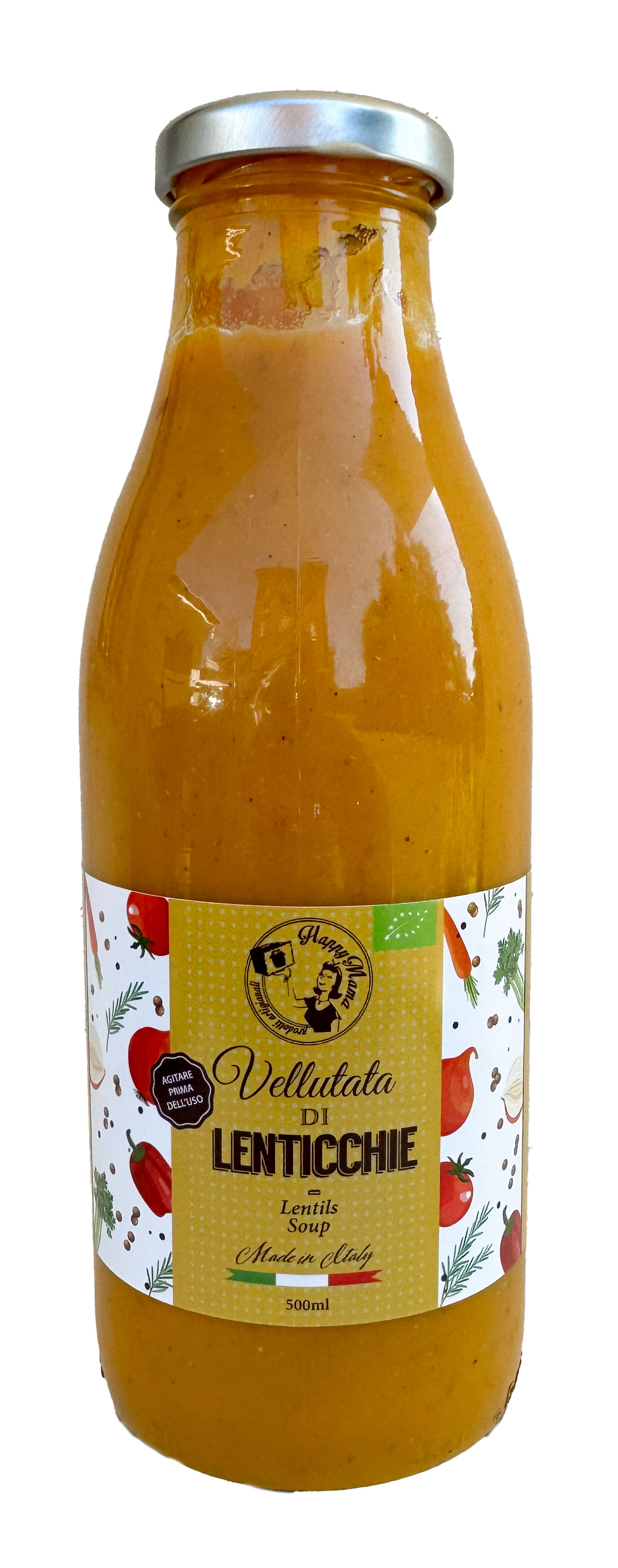 LENTICCHIE5SwUuRBtKSxvc Linsen Suppe Happy Mama 500 ml BIO/kbA