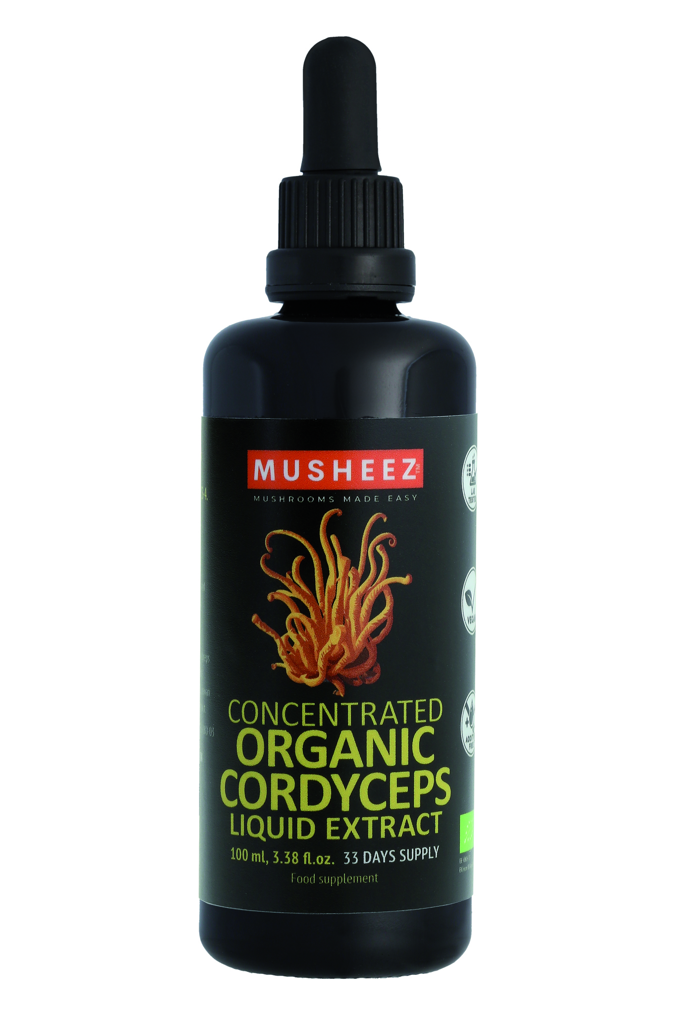 Cordyceps Vitalpilz konzentriertes Flüssig-Extrakt 100 ml BIO/kbA Cordyceps Vitalpilz konzentriertes Flüssig-Extrakt 100 ml BIO/kbA