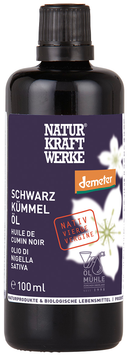 Schwarzkümmelöl nativ 100 ml Demeter Schwarzkümmelöl nativ 100 ml Demeter